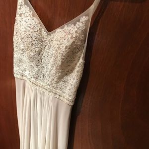 Ivory prom or wedding dress